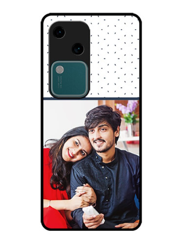 Custom Vivo V30 5G Custom Metal Phone CasePremium Dot Design
