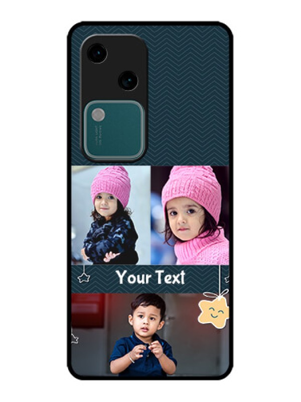 Custom Vivo V30 5G Custom Metal Phone CaseHanging Stars Design