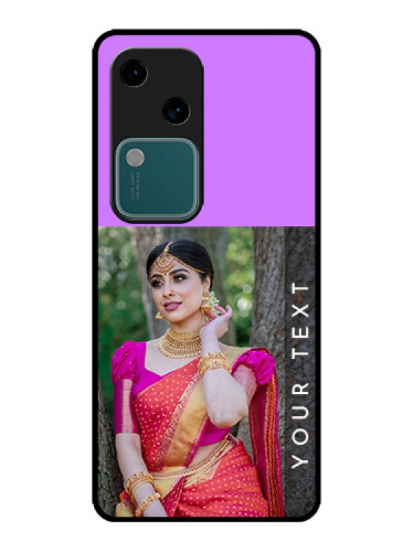 Custom Vivo V30 5G Custom Metal Phone CaseBirthday Icons Design