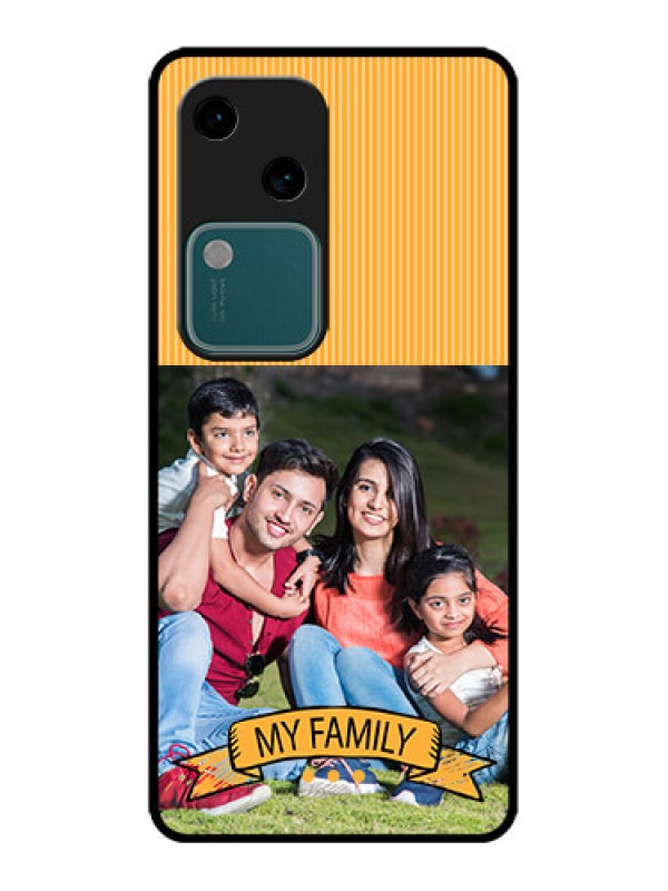 Custom Vivo V30 5G Custom Metal Phone CaseMy Family Design