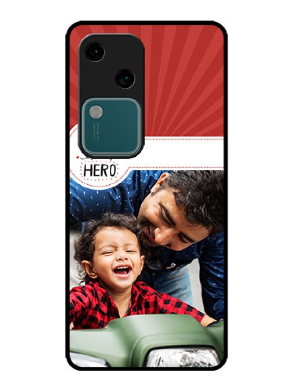 Custom Vivo V30 5G Custom Metal Phone CaseMy Dad Hero Design
