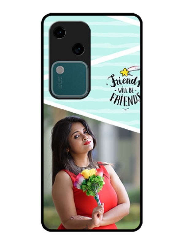Custom Vivo V30 5G Custom Metal Phone CaseFriends Picture Icon Design