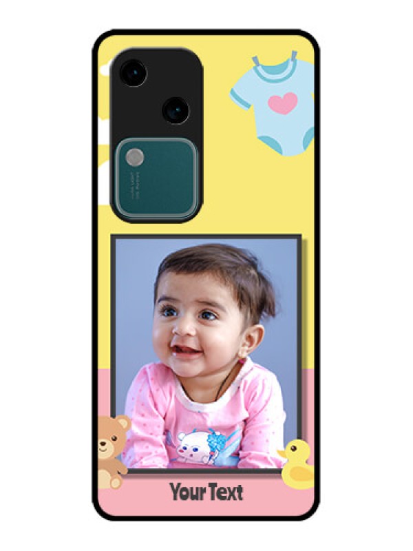 Custom Vivo V30 5G Custom Metal Phone CaseKids 2 Color Design