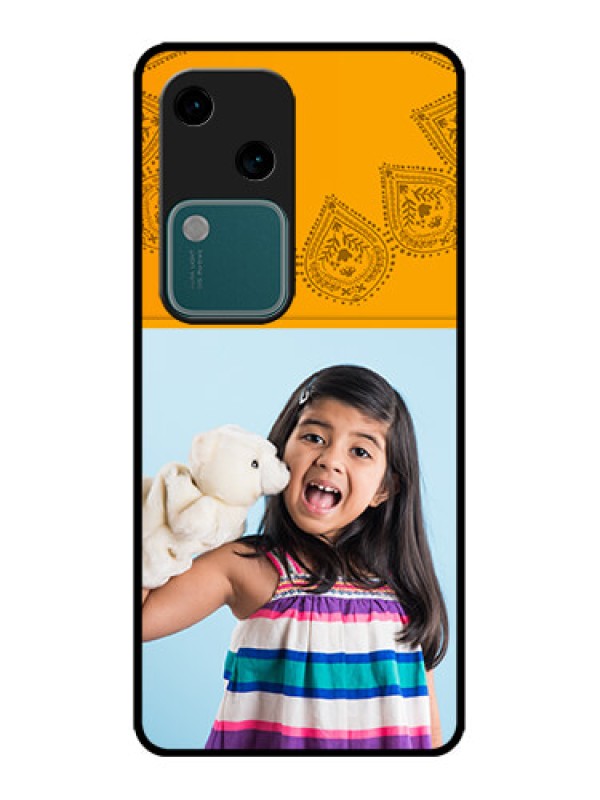 Custom Vivo V30 5G Custom Metal Phone CasePhoto Wedding Design