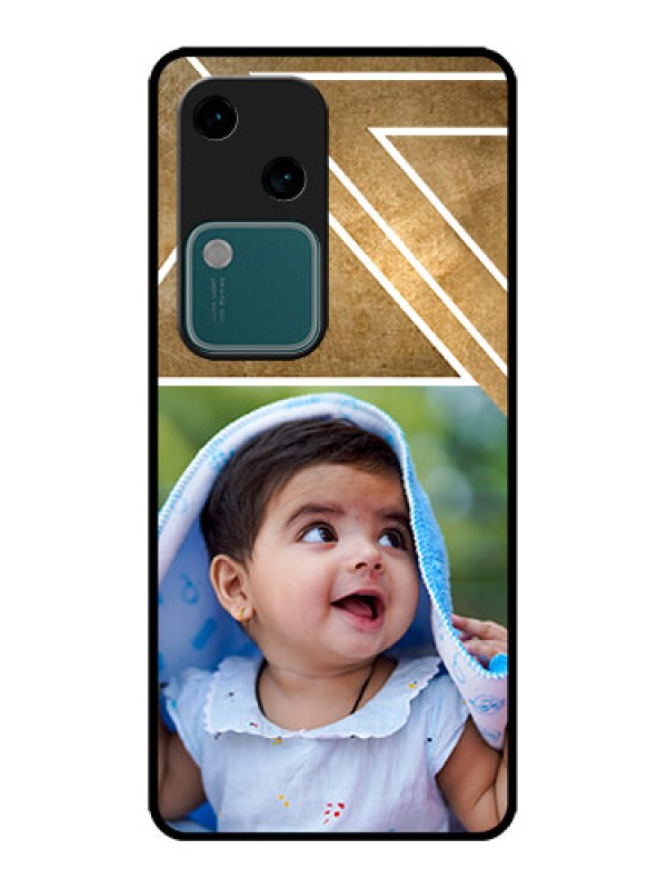 Custom Vivo V30 5G Custom Metal Phone CaseGradient Abstract Texture Design