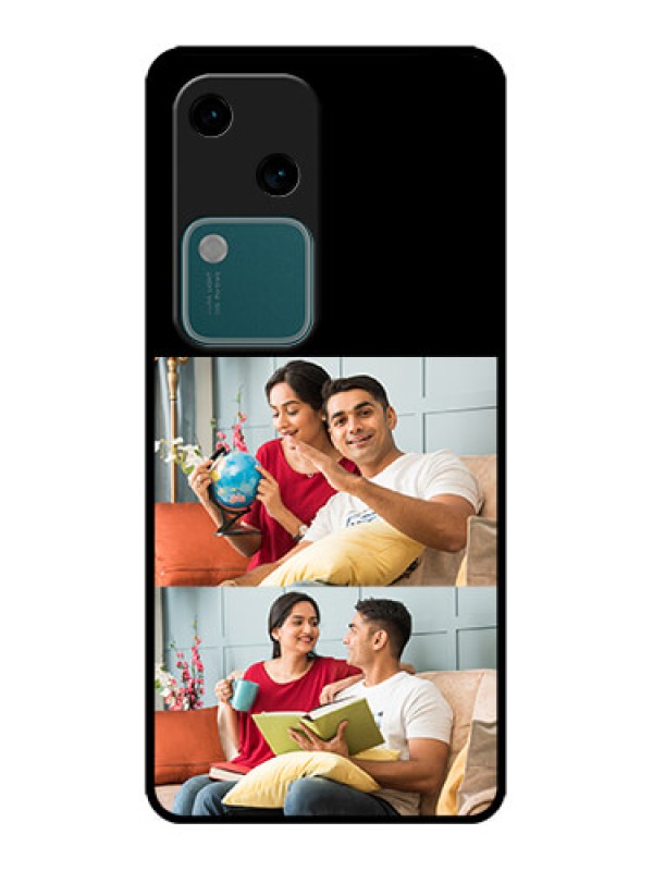 Custom Vivo V30 5G Custom Metal Phone Case2 Images Design