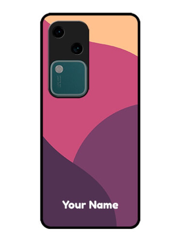 Custom Vivo V30 5G Custom Metal Phone CaseMixed Multi - Colour Abstract Art Design