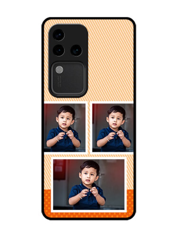 Custom Vivo V30 Pro 5G Custom Metal Phone Case - Bulk Photos Upload Design