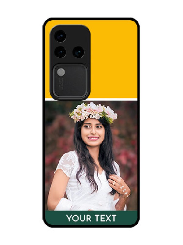 Custom Vivo V30 Pro 5G Custom Metal Phone Case - Love You Design