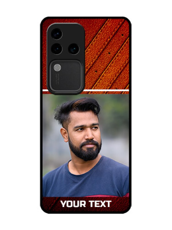 Custom Vivo V30 Pro 5G Custom Metal Phone Case - Leather Phone Case Design