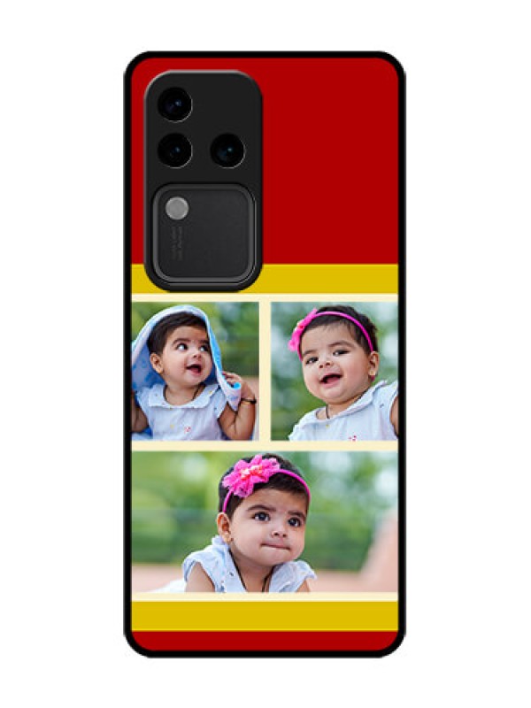 Custom Vivo V30 Pro 5G Custom Metal Phone Case - Multiple Pic Upload Design