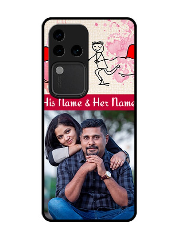 Custom Vivo V30 Pro 5G Custom Metal Phone Case - You And Me Case Design