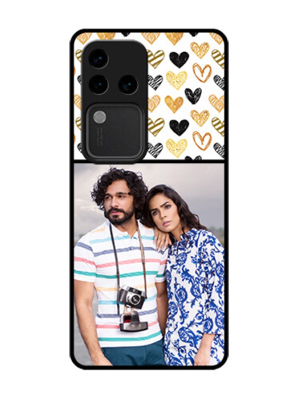 Custom Vivo V30 Pro 5G Custom Metal Phone Case - Love Symbol Design