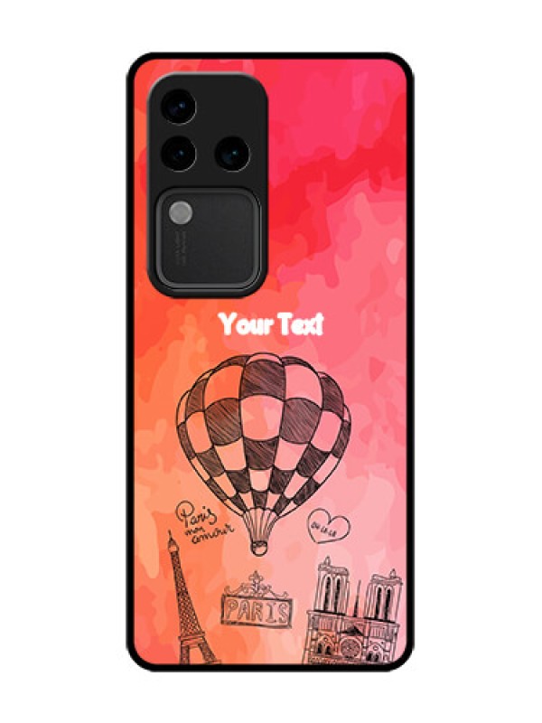 Custom Vivo V30 Pro 5G Custom Metal Phone Case - Paris Theme Design