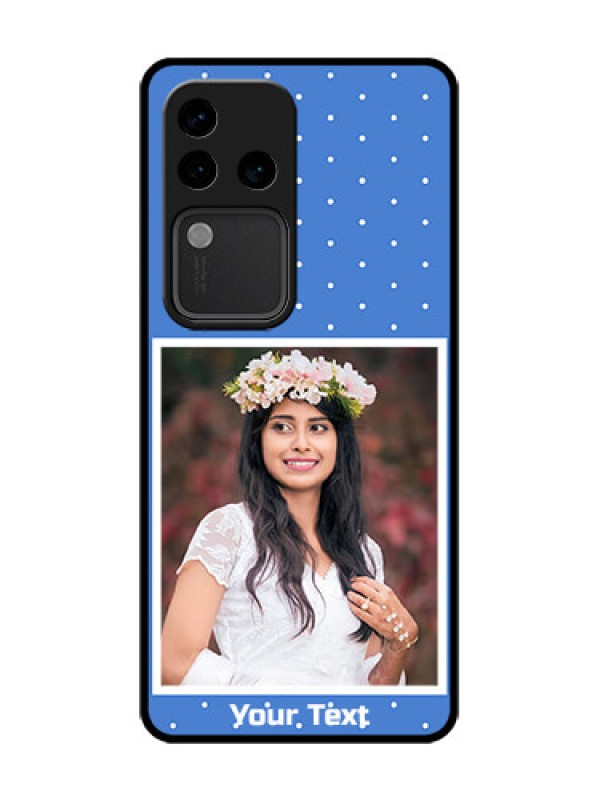 Custom Vivo V30 Pro 5G Custom Metal Phone Case - Polka Dots Design