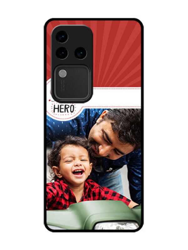 Custom Vivo V30 Pro 5G Custom Metal Phone Case - My Dad Hero Design