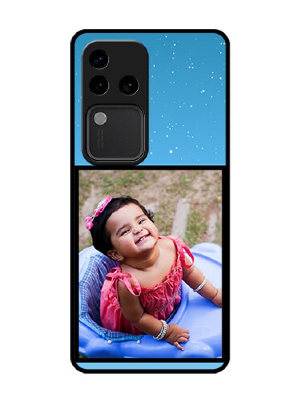 Custom Vivo V30 Pro 5G Custom Metal Phone Case - Wave Pattern Colorful Design