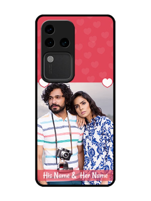 Custom Vivo V30 Pro 5G Custom Metal Phone Case - Simple Love Design