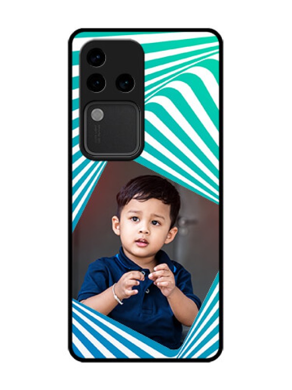 Custom Vivo V30 Pro 5G Custom Metal Phone Case - Abstract Spiral Design