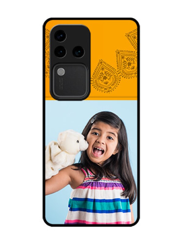 Custom Vivo V30 Pro 5G Custom Metal Phone Case - Photo Wedding Design