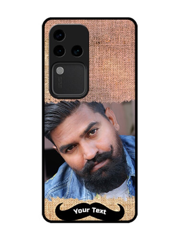 Custom Vivo V30 Pro 5G Custom Metal Phone Case - With Texture Design