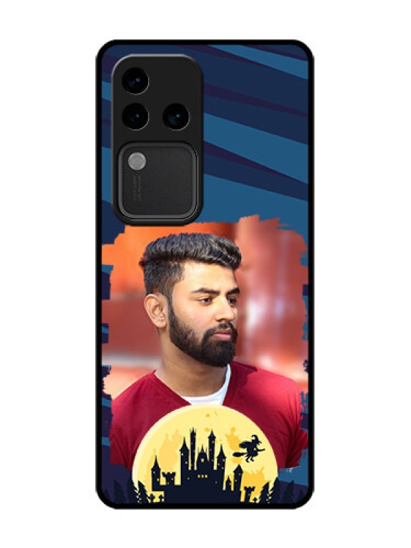 Custom Vivo V30 Pro 5G Custom Metal Phone Case - Halloween Witch Design