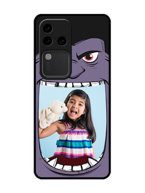 Custom Vivo V30 Pro 5G Custom Metal Phone Case - Angry Monster Design