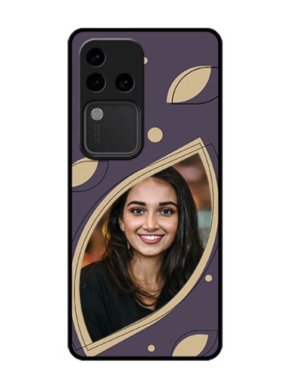 Custom Vivo V30 Pro 5G Custom Metal Phone Case - Falling Leaf Design