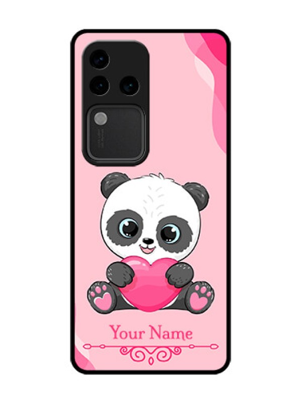 Custom Vivo V30 Pro 5G Custom Metal Phone Case - Cute Panda Design