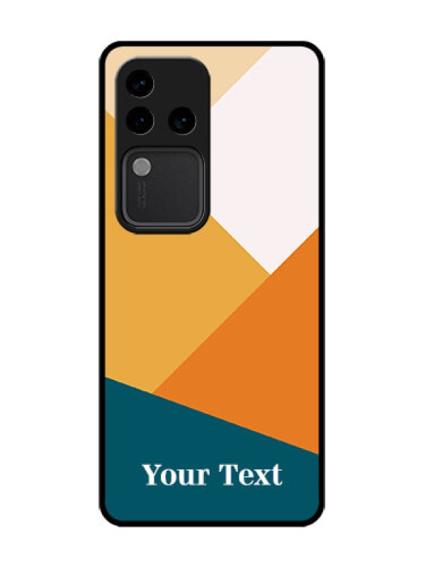 Custom Vivo V30 Pro 5G Custom Metal Phone Case - Stacked Multi - Colour Design