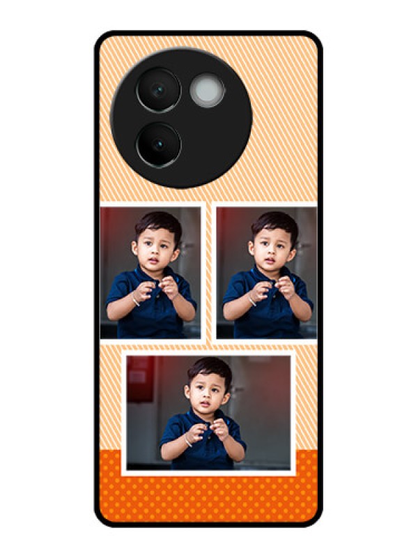 Custom Vivo V30e 5G Custom Metal Phone CaseBulk Photos Upload Design