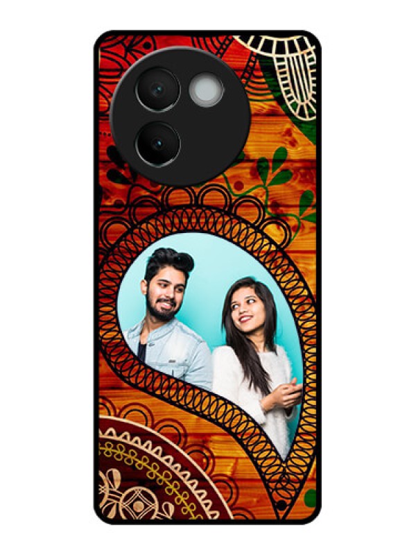 Custom Vivo V30e 5G Custom Metal Phone CaseAbstract Colorful Design