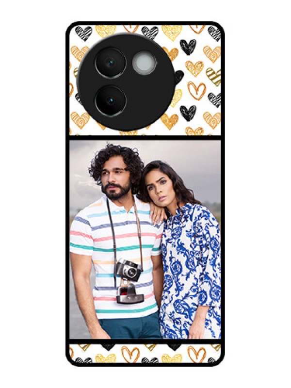 Custom Vivo V30e 5G Custom Metal Phone CaseLove Symbol Design