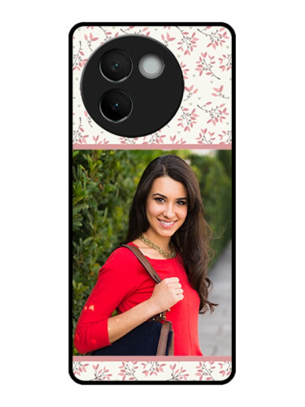 Custom Vivo V30e 5G Custom Metal Phone CaseStunning Floral Design