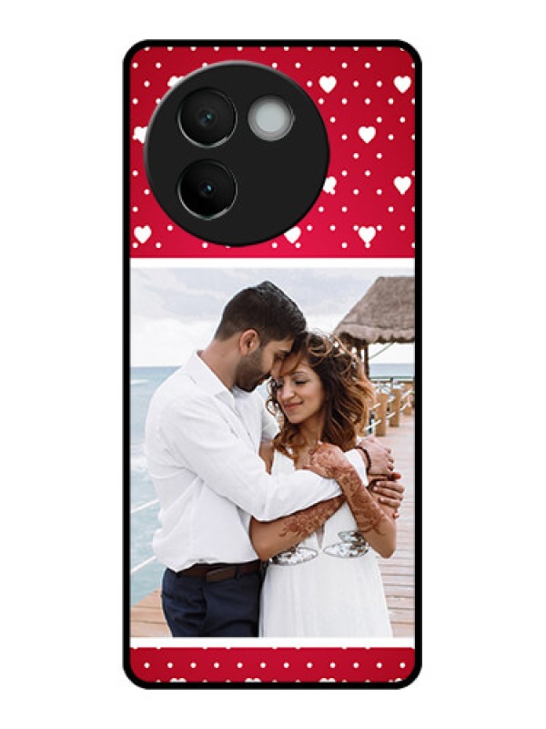 Custom Vivo V30e 5G Custom Metal Phone CaseHearts Mobile Case Design