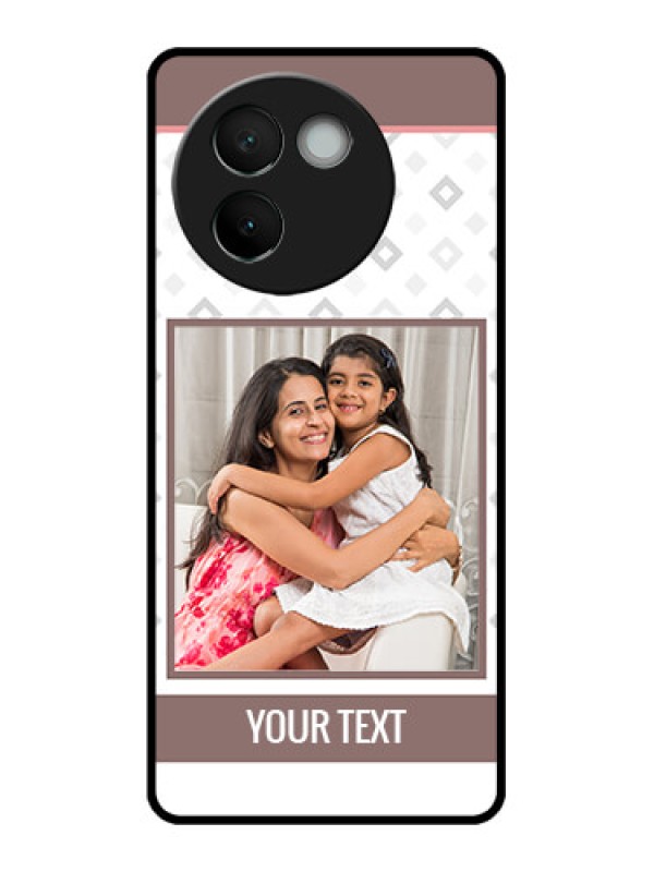 Custom Vivo V30e 5G Custom Metal Phone CaseSimple Diamond Design