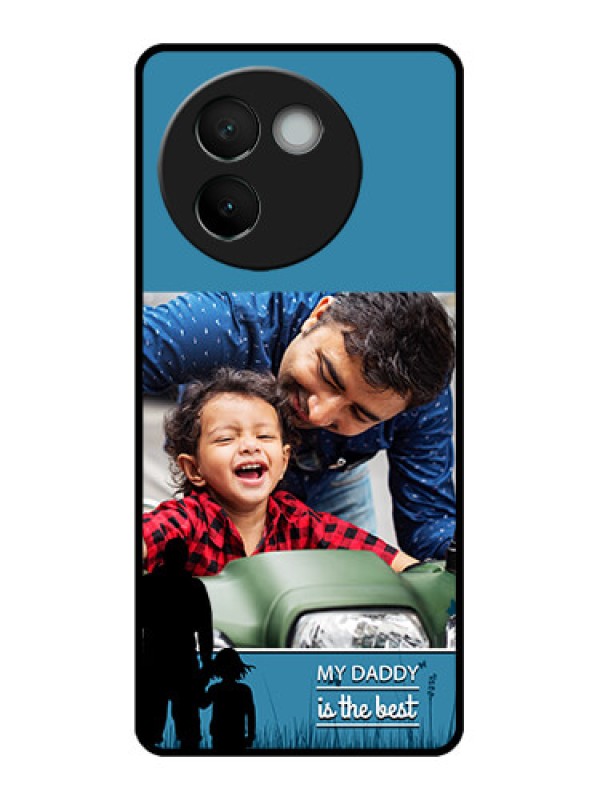 Custom Vivo V30e 5G Custom Metal Phone CaseBest Dad Design