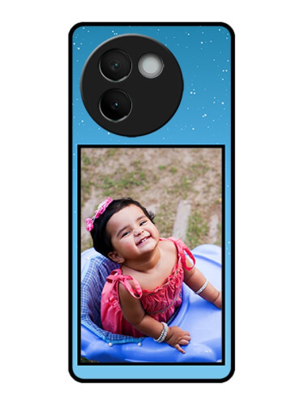 Custom Vivo V30e 5G Custom Metal Phone CaseWave Pattern Colorful Design