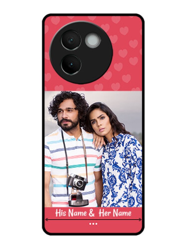Custom Vivo V30e 5G Custom Metal Phone CaseSimple Love Design