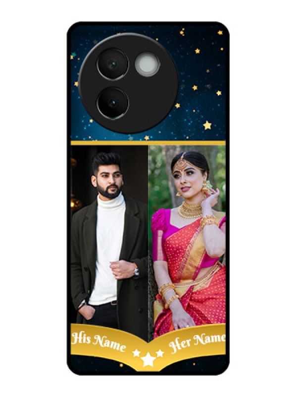 Custom Vivo V30e 5G Custom Metal Phone CaseGalaxy Stars Backdrop Design