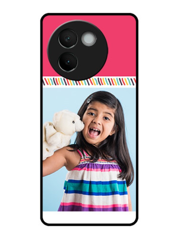 Custom Vivo V30e 5G Custom Metal Phone CaseLine Art Design