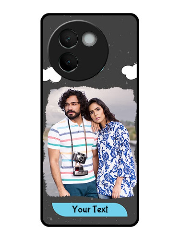 Custom Vivo V30e 5G Custom Metal Phone CaseSplashes With Love Doodles Design