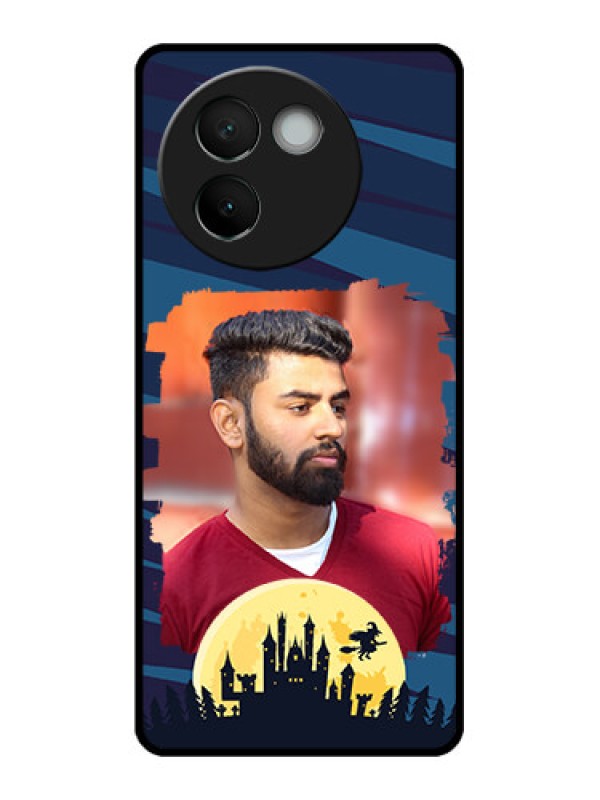 Custom Vivo V30e 5G Custom Metal Phone CaseHalloween Witch Design