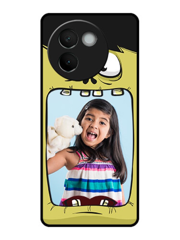 Custom Vivo V30e 5G Custom Metal Phone CaseCartoon Monster Back Case Design