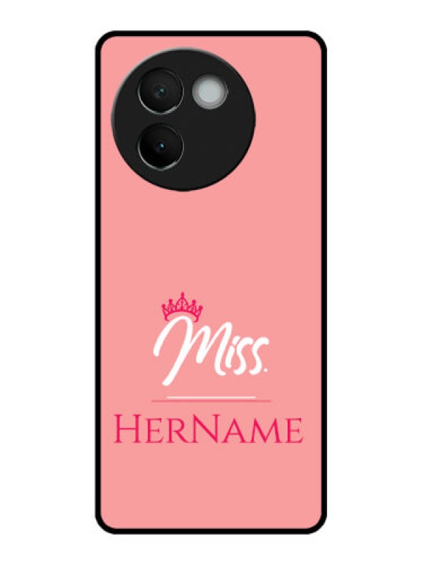 Custom Vivo V30e 5G Custom Metal Phone CaseMrs With Name Design