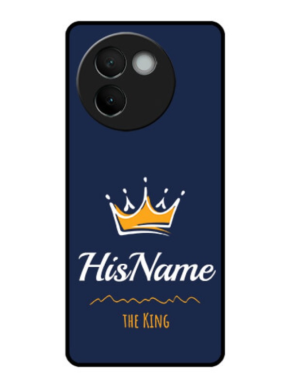 Custom Vivo V30e 5G Custom Metal Phone CaseKing With Name Design