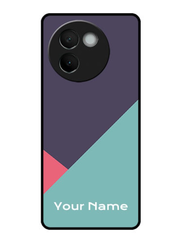 Custom Vivo V30e 5G Custom Metal Phone CaseTri Color Abstract Design