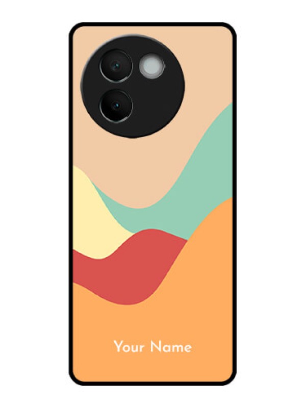 Custom Vivo V30e 5G Custom Metal Phone CaseOcean Waves Multi - Colour Design