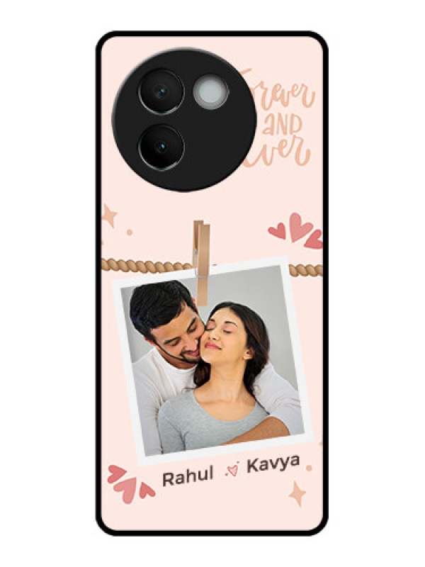 Custom Vivo V30e 5G Custom Metal Phone CaseForever And Ever Love Design