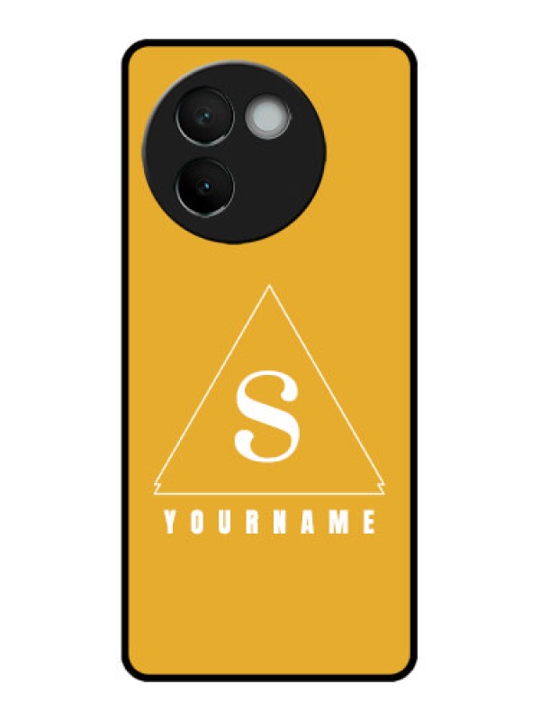 Custom Vivo V30e 5G Custom Metal Phone CaseSimple Triangle Design